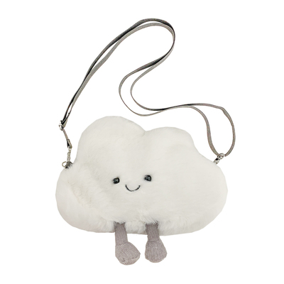 OULAILI毛绒云朵包斜挎包