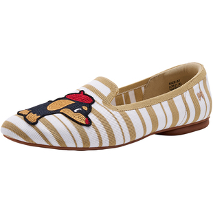 快乐玛丽浅口单鞋女2026春季新款懒人一脚蹬软底不累脚飞织王妃鞋