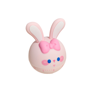 可爱软萌兔机械计时器儿童学生学习专用写作业时间管理提醒定时器