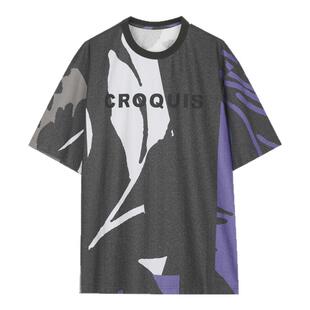 速写outlets奥莱男装夏季末折扣T恤印花套头宽松短袖9N6112160