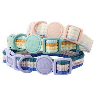 派思维狗狗牵引绳下午茶幻彩撞色胸背中小型犬项圈遛狗绳宠物外出