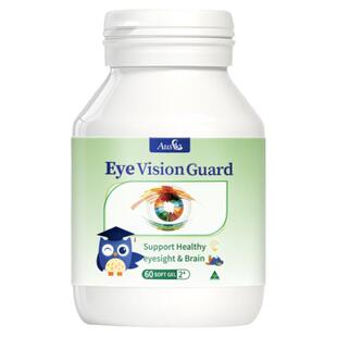 澳大利亚直邮Ausiki儿童蓝莓叶黄素10mg护眼软糖60粒效期至26.7.1