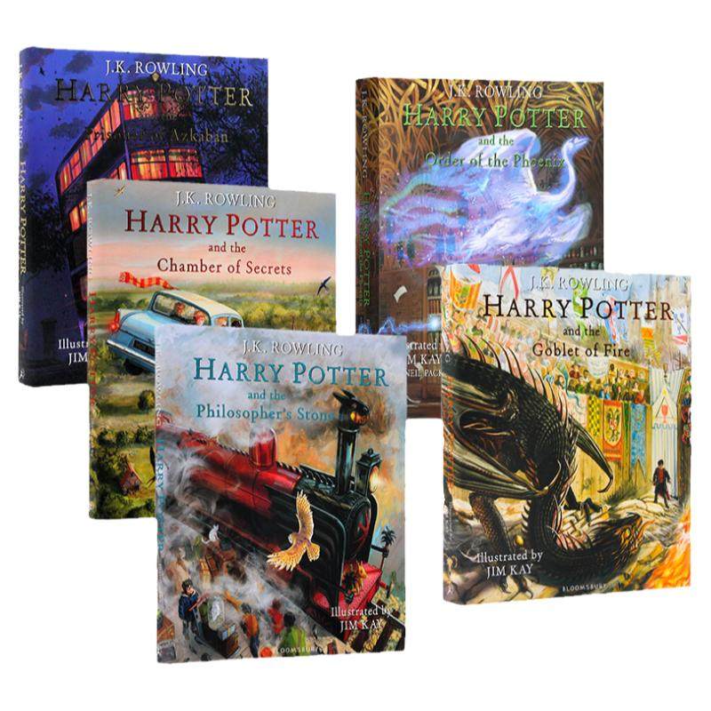 harrypotter英文版精装彩绘版
