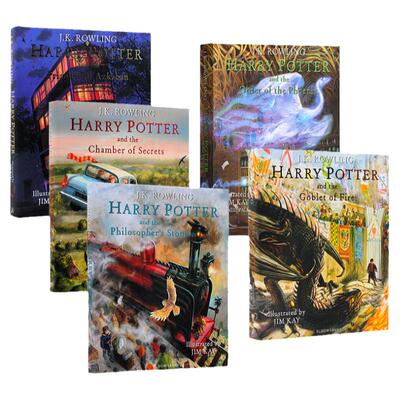 harrypotter英文版精装彩绘版