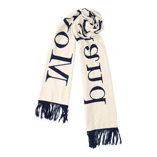 Movingisland 限定款双面流苏字母围巾男女保暖Limited Ed.