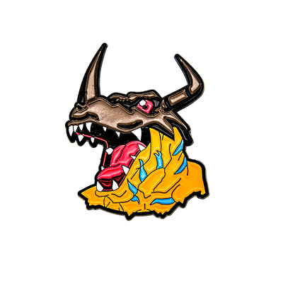 兔子洞自制暴龙加鲁鲁金属胸针