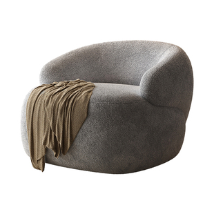 云何住旋转沙发小户型雪尼尔客厅沙发单人沙发高级家用休闲椅