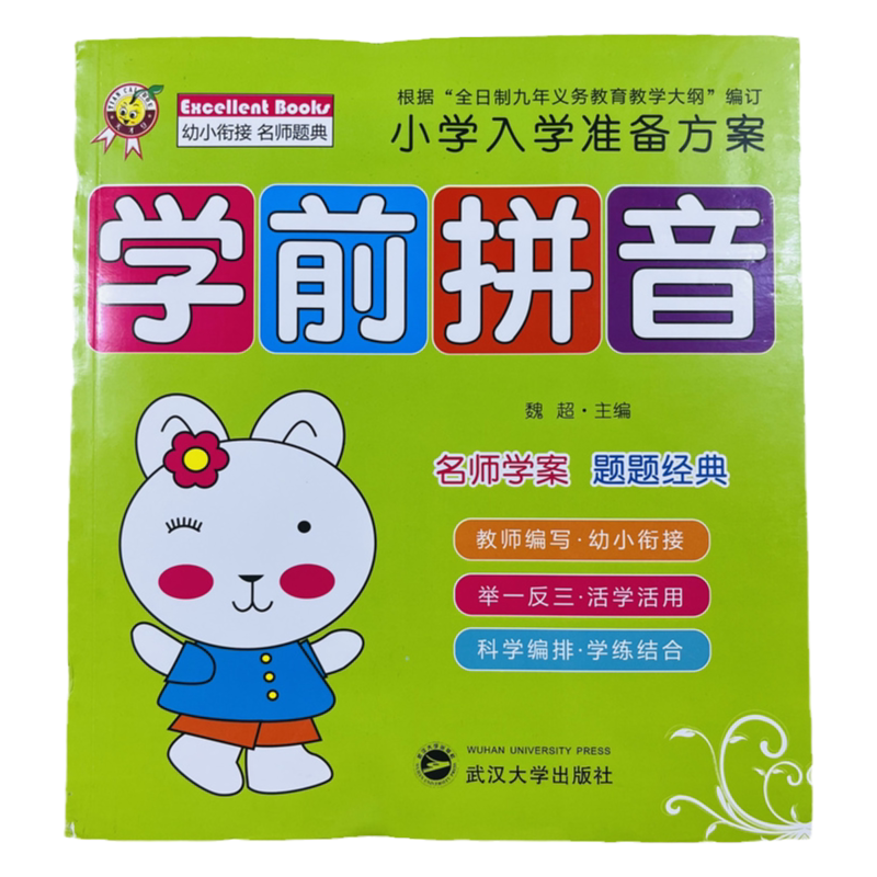 天才豆幼小衔接学前拼音167页/本