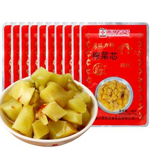 斜桥榨菜芯108g开袋即食拌粥饭下饭菜早餐伴侣清爽小菜浙江老字号