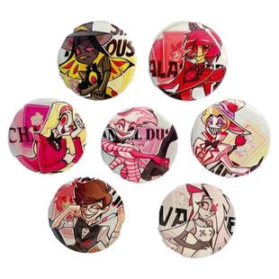 【幕醒森林】地狱客栈周边阿拉斯托吧唧徽章钥匙扣挂件立牌明信片