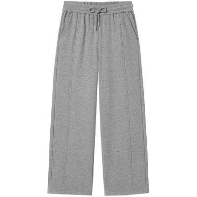 25年冬季新款绒感直筒卫裤