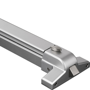 瓯宝消防门推杆锁防火门通道锁带报警锁双门逃生锁平推式天地杆锁