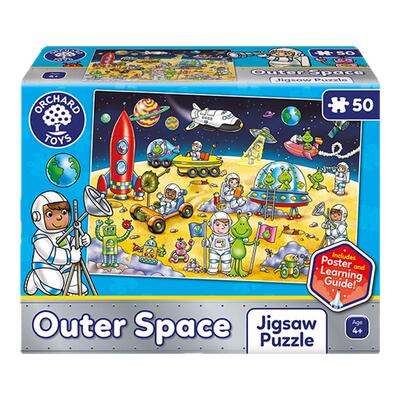 Orchard Toys 外太空拼图游戏 儿童益智桌游亲子互动启蒙玩具4岁+