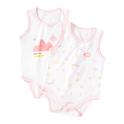 童泰婴儿纯棉夏季背心包屁衣