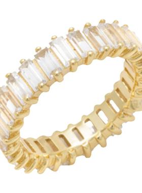 潮品小众锆石925银戒指指环