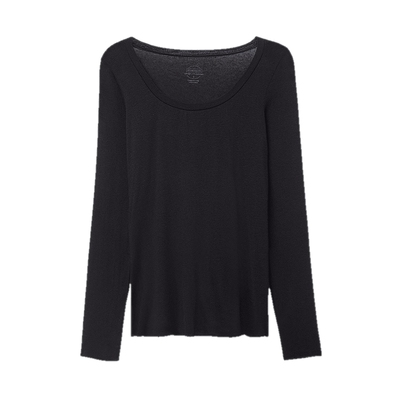 轻薄修身含羊绒莫代尔打底衫