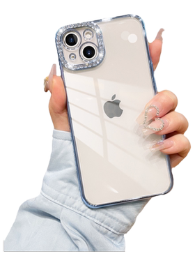 苹果13promax手机壳新款12镜头全包防摔iphone13的透明硅胶软壳ip11高级感奢华水钻13pro高端女神款网红潮牌