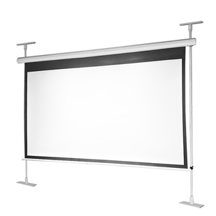 投影幕布支架电动幕画框幕手拉幕简易幕撑杆式支架幕免打孔壁挂