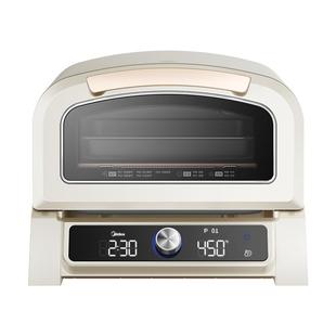 美的石窑披萨炉PB23石墨烯风炉烤箱家用23L多功能2025新款电烤箱