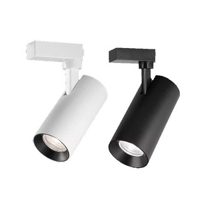 雷士照明led明装轨道灯免开孔三线导轨射灯公司商用店铺cob高显色