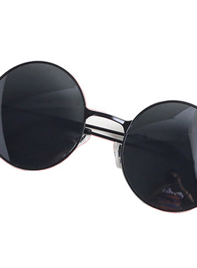 复古风圆形伴郎团婚礼道具墨镜