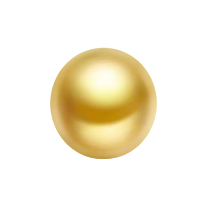 珍珠粉压制合成裸珠正圆 定制吊坠戒指单颗孔雀绿强光