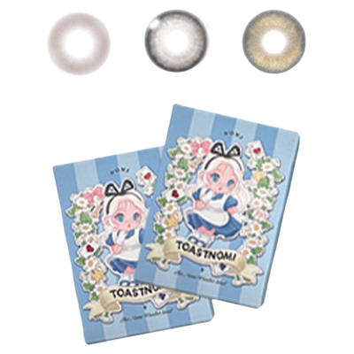 TOASTNOMI半年抛素颜水滴光晕黄金时代水光泡泡奶茶酱酱纵享可可