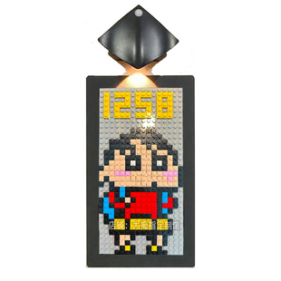 蜡笔小新适用乐高门牌号家用号码牌磁吸入户门牌定制2025家居好物