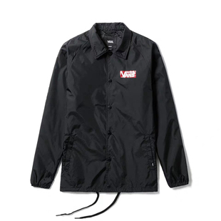 VANS黑白红标经典教练夹克男女休闲外套 VN0A4UR7BLK/VN0A4UR7WHT