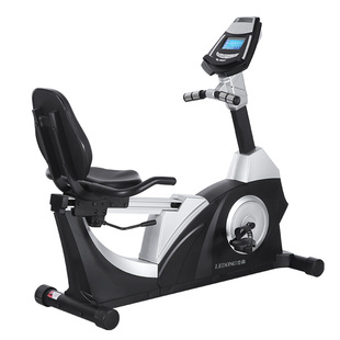 杰森商用卧式健身车高端家用健身房大体重有氧动感单车健身自行车