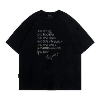 BJHG美式T恤男夏季新款凉感短袖