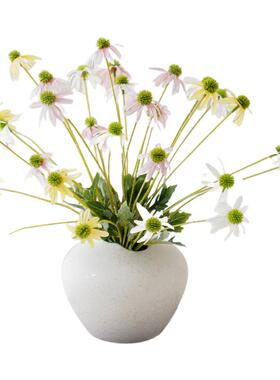 北欧清新金光菊手捧花客厅玄关