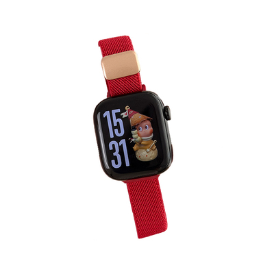 适用华为FIT4/3/2编织表带新年红