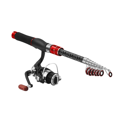 全金属短节迷你小海竿伸缩路亚竿