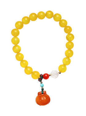 2023新款女黄玛瑙手链