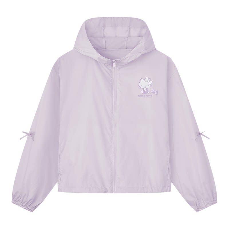 [HelloKitty联名]波司登儿童防晒衣女童夏季凉感透气连帽26新款
