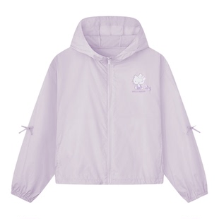 [HelloKitty联名]波司登儿童防晒衣女童夏季凉感透气连帽26新款