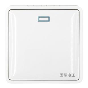 电工明装开关插座明线一开多控开关一开三控一位中途墙壁插座面板