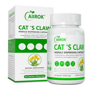 进口猫爪草治疗甲减的药散结消除贴甲状腺结节专用甲亢胶囊特效4A