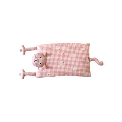 全荞麦枕头卡通纯棉护颈椎助儿童