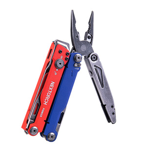 【红蓝版】纳丽德先锋工具钳剪|15合1多功能|救援/破窗/户外勤务