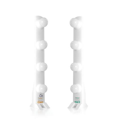 手机直播补光灯主播专用美颜补光灯电脑桌面双排灯三色柔光灯化妆灯面部打光四排灯拍摄视频背景网红摄影灯