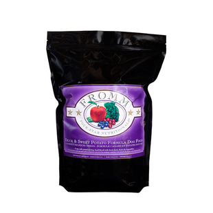 美国福摩Fromm狗粮进口鸭肉甜薯全犬三文鱼蔬菜4磅幼犬天然粮26磅