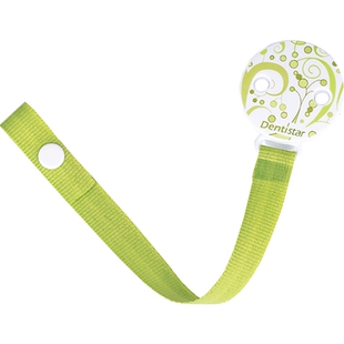 德国dentistar婴儿安抚奶嘴链子夹子牙胶玩具磨牙棒防丢防掉绳子