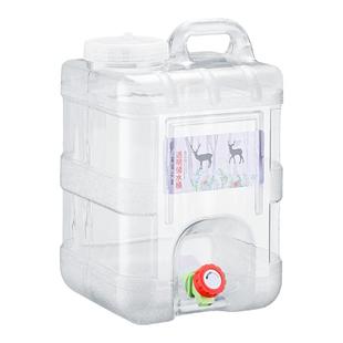 家用储水纯净水桶空桶带水龙头食品级户外车载手提大号塑料饮水箱