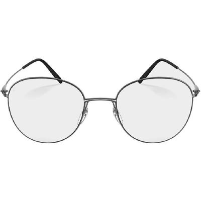 Silhouette诗乐眼镜架文艺圆形全框钛金属近视镜框男女5577