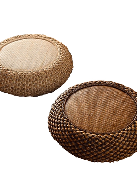 藤编蒲团坐垫日式坐墩打坐拜佛