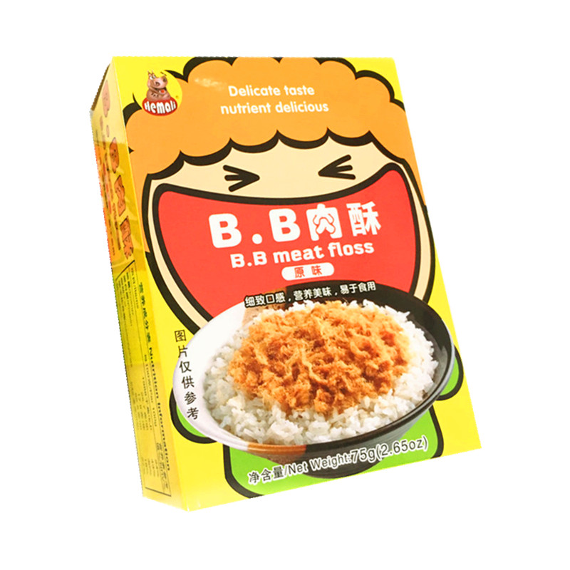 河马莉bb肉松肉酥补充儿童婴幼儿
