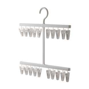 懒角落袜子晾晒架多夹子阳台专用挂内衣裤防风一字夹婴儿童多功能