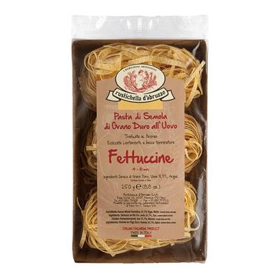 Rustichella意大利进口 Fettuccine手工意大利面阔身鸡蛋意面250g